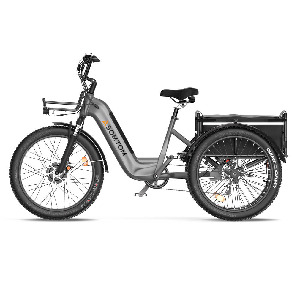 Three wheel electric online cargo bike