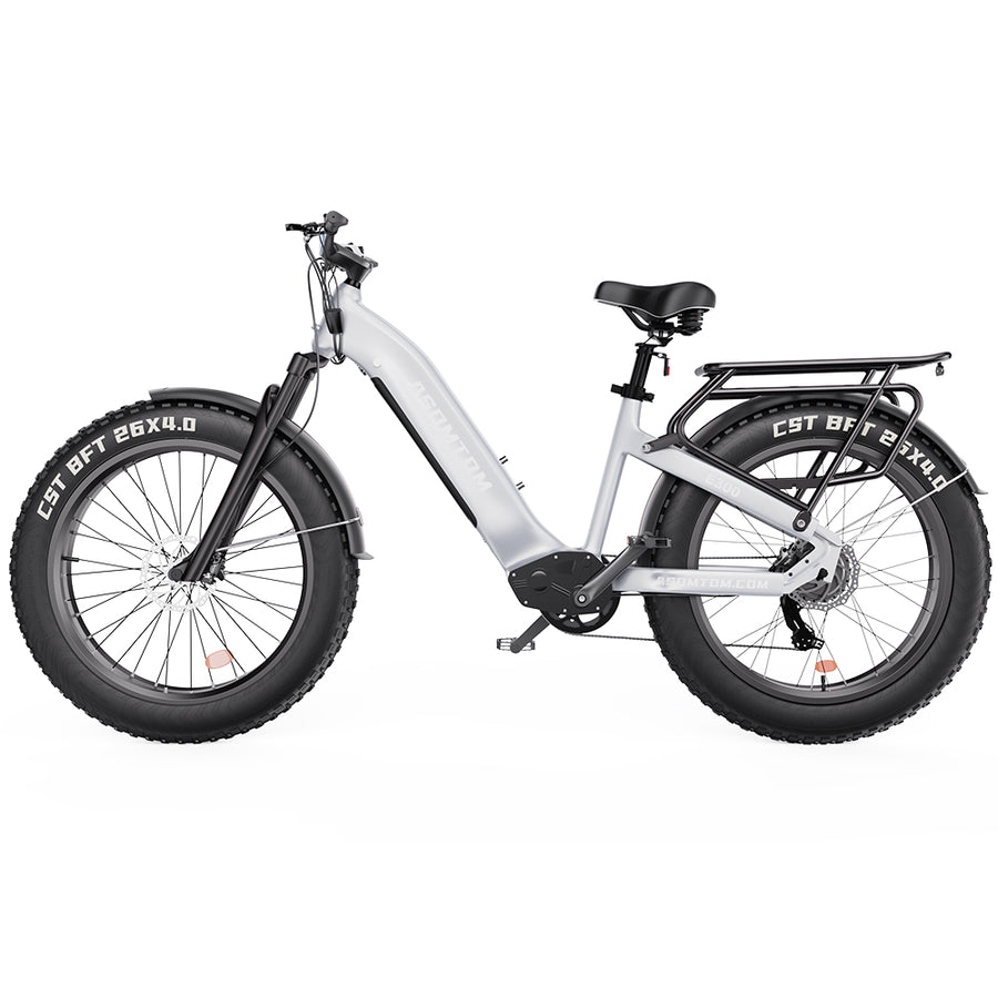 Asomtom E300 Pro: Upgraded Step-through Electric Bike With Integrated 